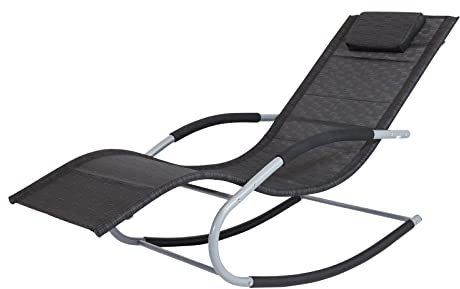 Garden Pleasure Garten Schaukel Liege Naxos Sonnenliege Relaxliege Schaukelstuhl