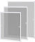 UISEBRT Moustiquaire pour fenêtre avec cadre en aluminium - Moustiquaire sans perçage ni vissage, 120 × 140cm, Blanc