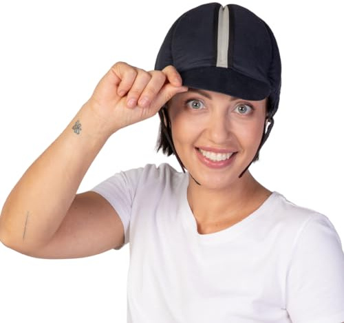 Ribcap Hardy Casque Médical de Sécurité: Protection et Style pour Les Personnes à Risque de Chutes | Bleu Marine |Taille L (59-61 cm)| Idéal pour Épilepsie, Adultes, Seniors et Toutes Activités