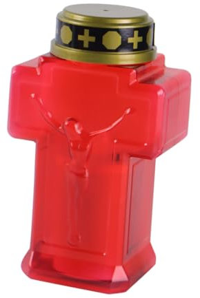 HIAKDOFT Candela Elettronica Led Per Preghiera Devozionale Decorazione Versatile Per e Cimiteri Luce Realistica Per Atmosfera Serena Costruzione Resistente Facile Da Usare Senza