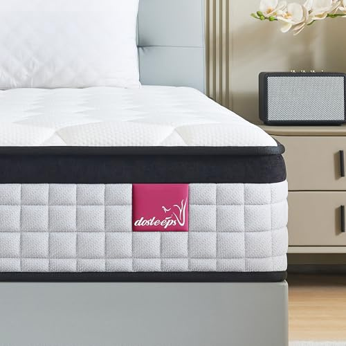 dosleeps Single Mattress 3FT,9 Inch 9-Zone Orthopedic Mattress with Memory Foam & Pocket Springs and 3D Breathable Fabric- Motion Isolation (90x190x22cm)