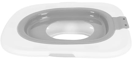 VBESTLIFE Kit d'entraînement aux Toilettes pour Chat, Urinoir Réutilisable pour Entraîneur de Toilettes pour Chat avec Système d'entraînement Intelligent, Siège 'entraînement aux pour pour (Grey)
