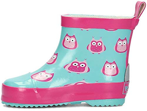 Playshoes Stivali In Gomma A Semialbero, Stivali In Gomma A Semialbero Unisex - Bambini e ragazzi, Gufi, 20 EU