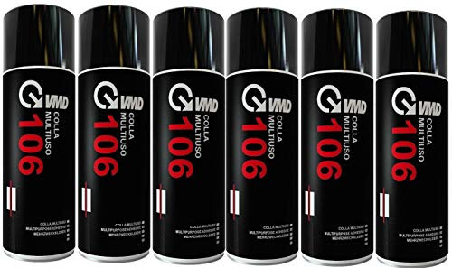COLLA MULTIUSO IN BOMBOLA SPRAY DA 400 ml 6 BOMBOLETTE VMD 106