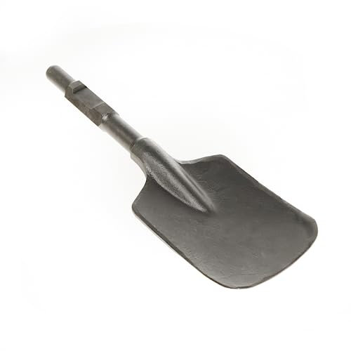 Weischer® - SDS HEX Schaufelmeißel Asphaltmeißel 135 x 440 mm, Sechskant-Aufnahme 30 mm, langlebiger Meissel, Abbruchhammer kompatibel, präzises & robustes Werkzeug für Mauerwerk, Asphalt & Erdreich