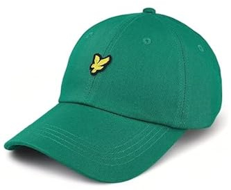 Lyle & Scott Berretto da Baseball da Uomo/Donna: Un Copricapo alla Moda in 100% Cotone di Alta qualità con vestibilità Comoda e Regolazione della Taglia., X154 Court Green, Taglia Unica