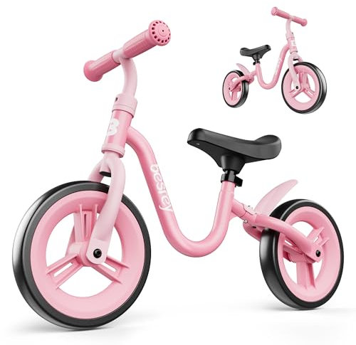 besrey Laufrad ab 1.5-4 Jahre, Lenkrad und Sattel höhenverstellbar, sanftere und sicherere Fahrt, Ultraleicht 2.3 kg, Trägt bis zu 50 kg, Geschenk Rad Kinderlaufrad Balance Fahrrad für Jungen Mädchen