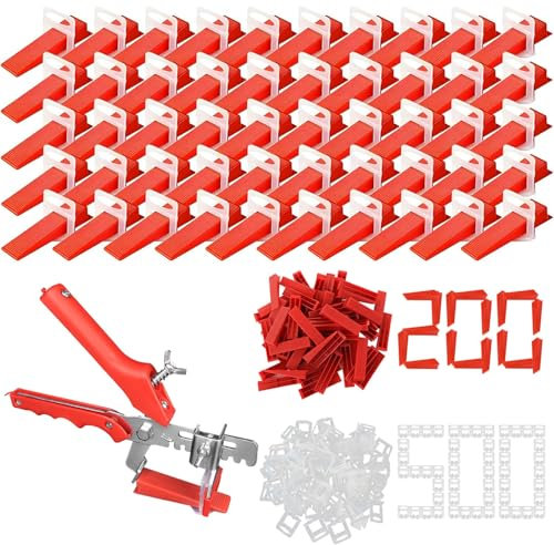 701 Pièces Croisillon Carrelage Autonivelant Cale Carrelage Calle Carrelage Croisillon Autonivelant 2mm Croisillon Autonivelant Calle de Nivellement pour Carrelage Kit de Nivellement pour Carrelage