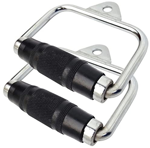 Sosoport 2pcs Ergonomic Cable Handles Portable Resistance Band Handles for Home Gym Fitness Workout Rubber Fitness for Exercising