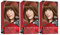 Colorsilk Permanent Hair Dye, Medium Golden Brown, Pack of 3