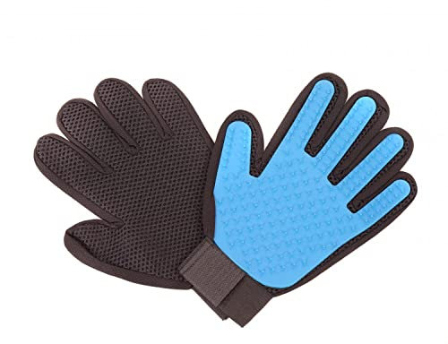 Oypla 1 Pair Pet Grooming Hair Remover Deshedding Glove Pet Dog Cat