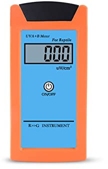 UV Light Meter Handheld Combined Ultraviolet UVA & UVB Digital Illuminance Meter with 2 Inch Digital Display,Portable UV-AB Light Tester for Reptile Bulb,Car ​​Solar Film UV test