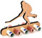 Giftota - Originelle Geburtstag Geldgeschenk Holz - Geschenk für Eishockey Fans, Eishockeyspieler - Eishockey Geldgeschenk - Geschenke aus Holz - Geschenke Geldgeschenk für Frauen & Männer