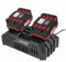 Angebot für PARKSIDE 30 Minuten Doppel Ladegerät PDSLG 20 mit 2 x Akku 4.0 Ah X 20 V Team und Performance