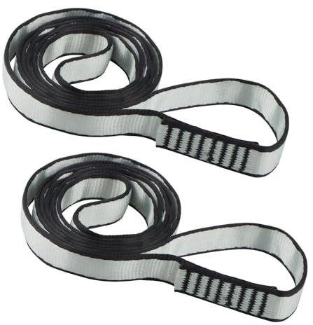 DAGORD 2 Stücke 60cm Polyester Kletterschlinge Bandschlinge Klettern für Klettern Schaukeln Baumarbeiten Outdoor-Aktivitäten(20mm)