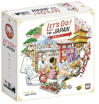 Don't Panic Games | Let's Go to Japan | Gioco da tavolo | A partire da 10 Anni | 1 a 4 Giocatori | 10 Minuti