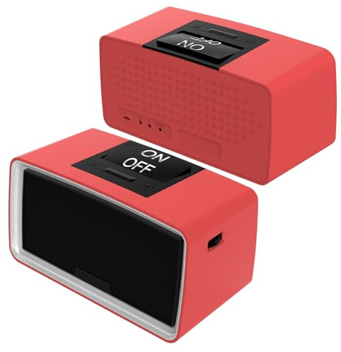Healvaluefit Lettore Musicale Semplice per Anziani con Demenza – Lettore MP3 e Audiolibri con Tasti Grandi e Scheda di Memoria da 32GB, Ideale per Anziani, Ipovedenti e Pazienti Alzheimer (Rosso)