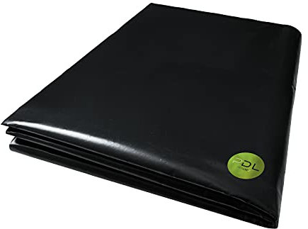 PDL – Pegdev 4M WIDE 500G BLACK POLYTHENE PLASTIC SHEETING GARDEN WEEDS GRAVEL DIY MATERIAL (1 x 4m)