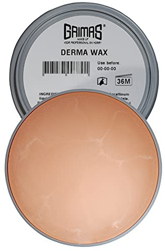 Grimas Hautwachs/Dermawachs, professionelles Modellierwachs zur Gestaltung von Halloweenwunden, Verletzungen, Narben, Verformungen und mehr, hautfreundlich, elastisch, hochrealistisch (25ml)