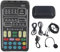 Tragbarer Sprachwechsler, Tragbarer Bluetooth Sprachverzerrer mit Mehreren Soundeffekten, Einstellbare Stimme, Gaming Live Soundkarte für PS4//Switch/PC/Telefon(Gleichstrom