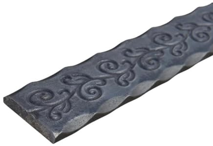 Corrimano in Ferro Battuto a Fiori | Elegante, Robusto e Decorativo per Scale Interne ed Esterne (Lunghezza 3 metri)