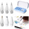Spitzen Kompatibel mit Apple Pencil Pro 6 PCS Stylus Pen Spitzen Wird mit 1 Aufbewahrungsbox Geliefert Kompatibel mit Apple Pencil 2./1. Generation und USB-C (6 in 1 Blau)