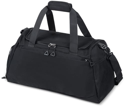 Qoosea Bolsa de Viaje para Mujer Hombre 30L Gran Capacidad Bolsa de Deporte, Impermeable Nylon Bolsos de Gimnasio Bolsas de Natación, Plegable Ligera Bolso de Mano para Viaje Senderismo Casual