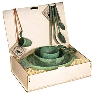 Kupilka Set Premium – Set di stoviglie da esterni (Conifer (verde)