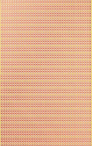 Rademacher 790-5 3-band rutnät tryckt kretskort (25 st.) Papper 160 x 100 mm, stigning 2,54 mm, 39 spår pekar kedjelinader, kopparbeläggning på ena sidan 35 µm, PCB 1,6 mm tjock, gul