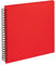 walther design Fotoalbum rot 30 x 30 cm Spiralalbum Leinen, Cloth SA-510-R