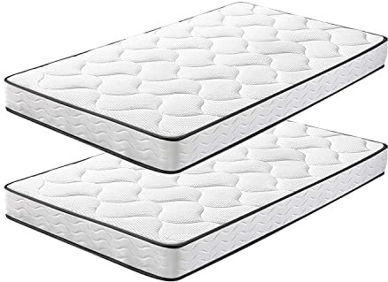 IZTOSS Lot de 2 Matelas 90x200cm Matelas Memoire de Forme Luxe Matelas de Lit d'Adulte et d'enfant Épaisseur 15cm