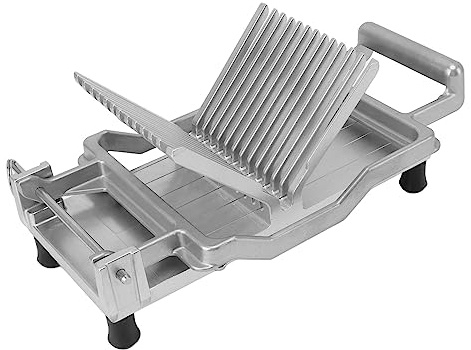 Luqeeg Cortador de Queso Manual, Cortador de Tostadas de Mano, Acero Inoxidable Cortadora de Queso Cortador de Pan de Mano Rebanadoras de Queso para Rebanar Cerdo Almuerzo Plátanos (20 mm)
