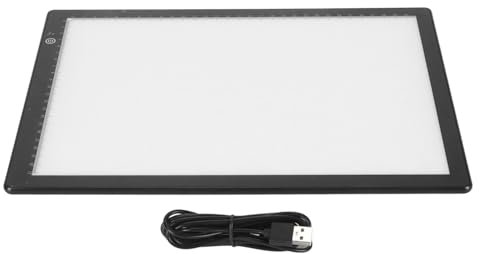 Caja de Luz con Visor de Diapositivas para Escaneo de Negativos de Diapositivas y Películas, Escáner de Almohadilla óptica Ultrafino con 3 Niveles de Brillo, Alimentación por