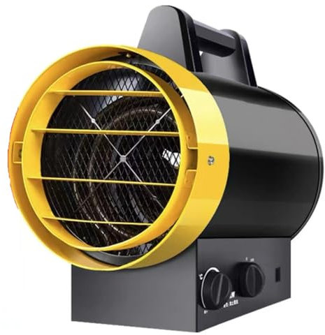 NYANS Industrial Fan Heater, Commercial Portable Electric Air Heater, with Overheat Protection Device, for Indoor Outdoor Greenhouse Garage,3KW