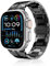 MaEiol Bracelet Métal pour Apple Watch 49mm 45mm 44mm 42mm /Series 10 46mm, Bracelet Remplacement Acier Inoxydable Hommes Femmes pour Apple Watch Ultra 2/SE/Series 10 9 8 7 6 5 4 3 2 1, Noir