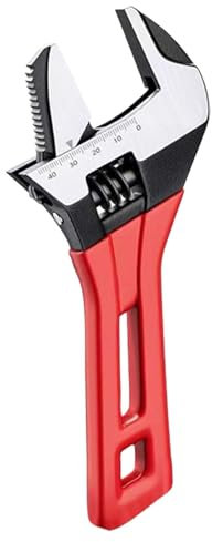 Chiave Regolabile A Ganascia Larga | Bocca Larga Regolabile | Strumento Per Idraulico A Rullino Per Bagno | Ampia Ganascia Con Grande Apertura | Utensili Manuali Leggeri Per Impianti Idraulici