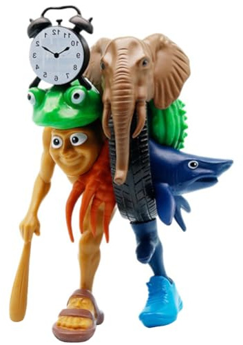 Jilijia Tung Tung Tung Sahur Figura Brainrot Animales Fusion Monster Series Estatua Tralalelo Tralala/Lirili Larila Figura de acción Decoración Modelo Anime Regalos Coleccionables
