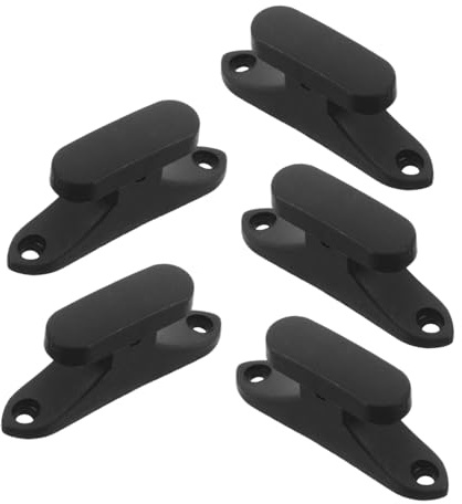 Didiseaon 5pcs Clips de Maintien pour Archet de Violon Noir en Plastique Installation Rapide et Compatibilité pour Performances et Voyages
