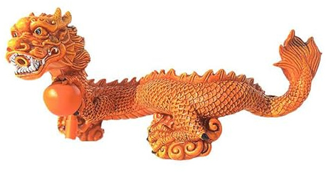 ZYZSY Cracheurs d'étang, Fontaines pour bassins d'animaux, Sortie De Circulation De Fontaine, Sujet Cracheur pour Donner Vie à Votre Bassin de Jardin(Yellow)