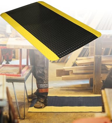 Anti-Ermüdungsmatten, ergonomische Industrie-Stehmatten, rutschfeste Sicherheitsmatten, Neigungsdesign(70X100CM)