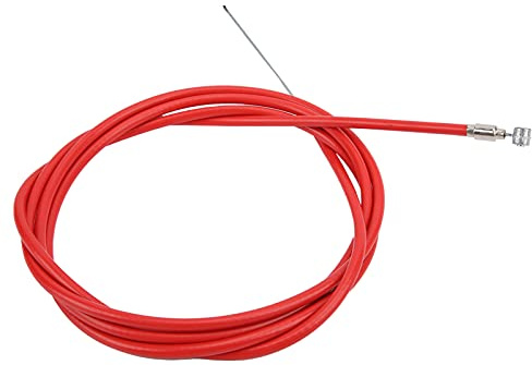Cable de freno 74.8in PVC Acero inoxidable 190cm Línea de freno trasero Accesorio de repuesto Reemplazo rojo para M365 Scooter eléctrico Cable de freno de línea de freno trasero