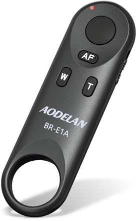 Wireless Camera Remote Shutter Release for Canon EOS M6 Mark II, R, RP, R8,6D Mark II, PowerShot SX70 HS, G5 X Mark II, G7 X Mark III, 90D, 77D, 800D, 200D, 250D, M50, Rebel T7i, Replace Canon BR-E1