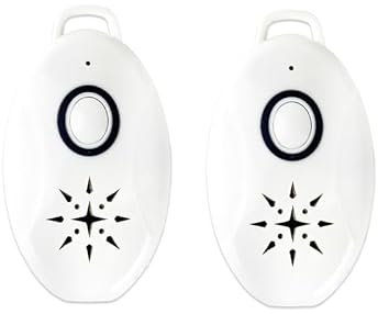 2pcs Mini Ultrasonic Mosquito Repellent, Portable Mosquito Repellent Pendant, Frequency Conversion, USB charging Ultrasonic Pest Repeller For Indoor Outdoor Travel Hiking