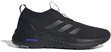 adidas Hombre Cloudfoam Move Sock Shoes, Core Black/Core Black/Lucid Blue, 46 EU