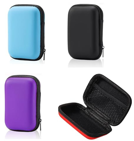 Yuannee Scatole Portatutto Multifunzionali,4 PCS Custodie per Carte da Gioco Riutilizzabili Scatola Porta Carte Lunga Struttura Rinforzata con Scomparti Per Carte da Gioco Auricolari