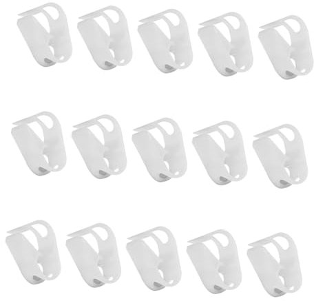 Alipis 100Pièces Clip Flux Eau pour Aquarium Pince de Siphon à Vin Flexible pour Micro Pulvérisation Jardinage