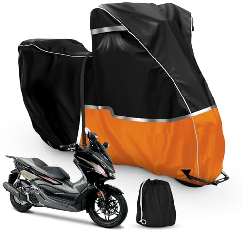 Telo di copertura per moto Honda Scooter modello Forza 125 350 750 420D Oxford impermeabile telo per moto all'aperto con cordino elastico e fibbia antivento