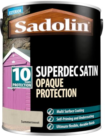 Sadolin Superdec Satin Opaque Wood Protection - Summer Sweet - 5L
