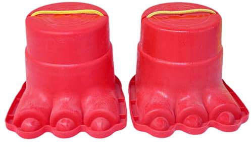 Kinder Stelzen Set - 12 Cm Balanciersteine Spielzeug, Motorik Trainer | Balance Laufbecher Für Kinder Fitness Indoor Pause Garten Party Homeschool Turnhalle Koordination Übung Belastbar Blau