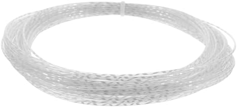 JUMPLAWN Cuerda de Raqueta de Bádminton de Nailon Resistente y Alta Elasticidad, Rollo de Repuesto Blanco para Entrenamiento y Juego Duradero, Cuerda de Reemplazo Antirrotura para Raquetas